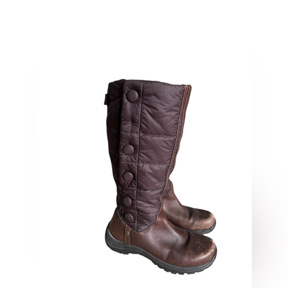 UGG Snowpeak Tall Winter Leather with Quilted Nylon Shaft and Buttons - 7 - Picture 2 of 14